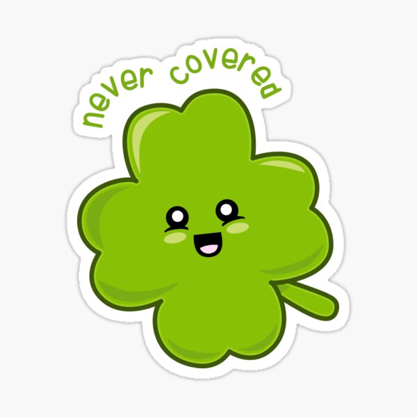 Lucky the Four-leaf Clover Sticker