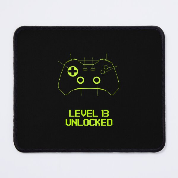 Item preview, Level 13 Unlocked – Gamer Birthday designed and sold by Grin22.