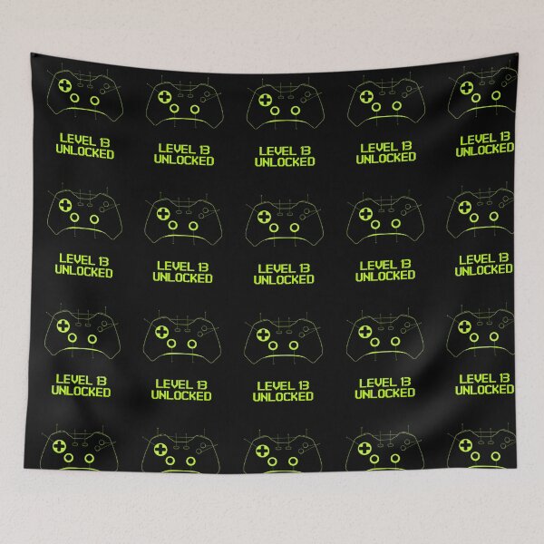 Item preview, Level 13 Unlocked – Gamer Birthday designed and sold by Grin22.