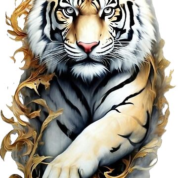 Artwork thumbnail, Tiger Focused  by WackyJacks