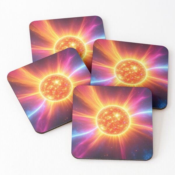 Item preview, Black Thermal Radiance – Canvas Paintings of Cosmic Energy designed and sold by eXtraHumans.