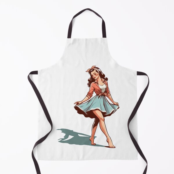 Item preview, Rockabilly style outfit woman barefoot retro gift designed and sold by Pineapple-Tree.