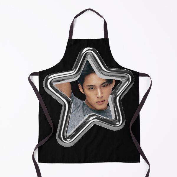 Item preview, Kpop SVT Mingyu Bias Y2K Chrome Star designed and sold by StarBunnyDesign.