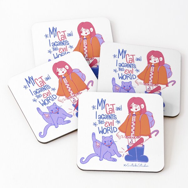 Item preview, My cat and I againts the World designed and sold by By Suteki Studio.