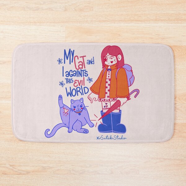 Item preview, My cat and I againts the World designed and sold by By Suteki Studio.