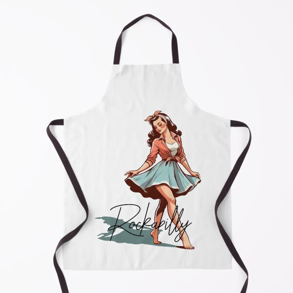 Item preview, Rockabilly style outfit woman barefoot retro gift designed and sold by Pineapple-Tree.