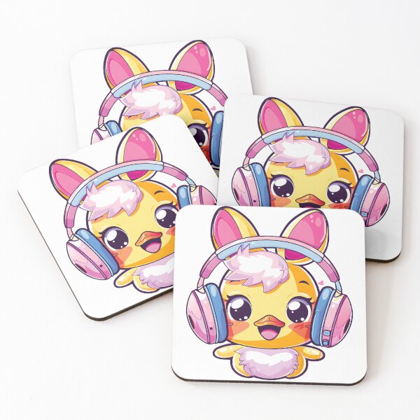 Item preview, Happy Colorful Daffy with Headphones designed and sold by Anicue.