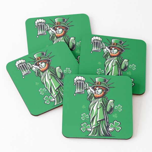 Item preview, Leprechaun Liberty – St. Patrick’s Day Beer & Shenanigans designed and sold by ShineEyePirate.