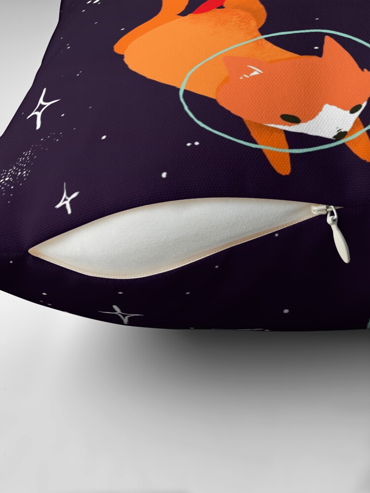Thumbnail 2 of 4, Pillow, Space Foxes designed and sold by Vierkant.