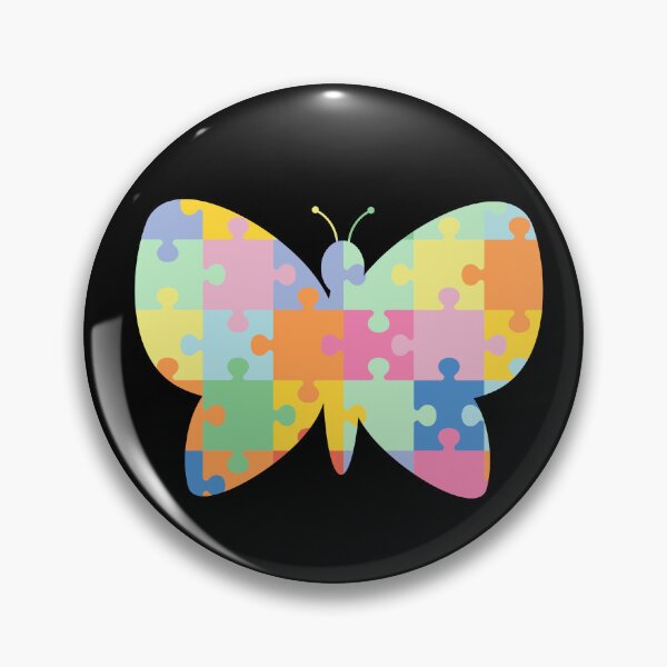 Item preview, Autism Awareness Butterfly Love Puzzle Pieces Matching T-Shirt designed and sold by SunfullyYours.