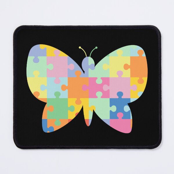 Item preview, Autism Awareness Butterfly Love Puzzle Pieces Matching T-Shirt designed and sold by SunfullyYours.