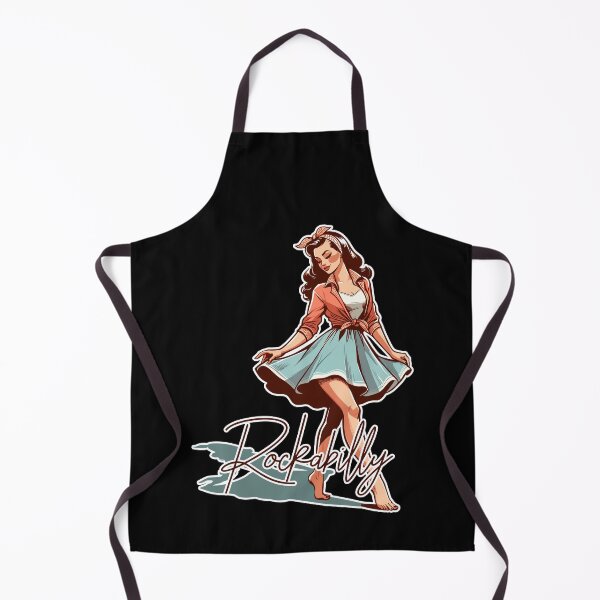 Item preview, Rockabilly style outfit woman barefoot retro gift designed and sold by Pineapple-Tree.