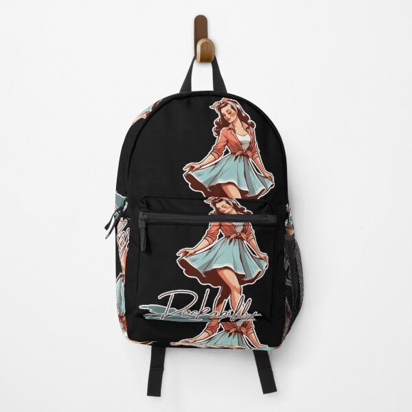 Item preview, Rockabilly style outfit woman barefoot retro gift designed and sold by Pineapple-Tree.