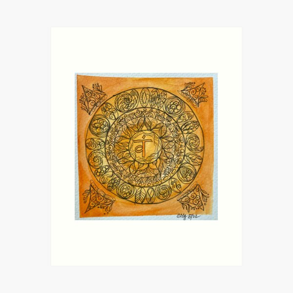 Item preview, Svadhisthana Mandala designed and sold by CatyLouArtStudios.