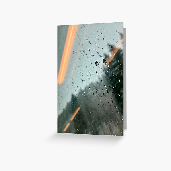 Item preview, Raindrops on a Train Window designed and sold by EdieIndie.