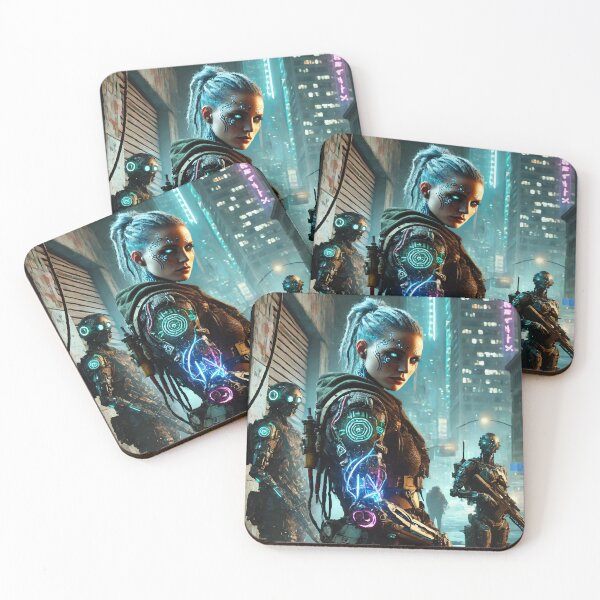 Item preview, Neon Rebellion: Cyberpunk Survivor  designed and sold by AbstractAnom.