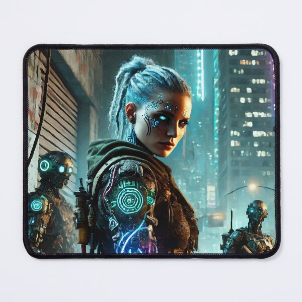 Item preview, Neon Rebellion: Cyberpunk Survivor designed and sold by AbstractAnom.