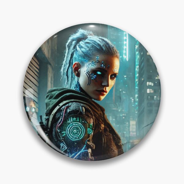 Artikelvorschau, Neon Rebellion: Cyberpunk-Überlebender entworfen und verkauft von AbstractAnom.