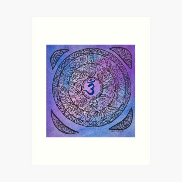 Item preview, Sahasrara Mandala designed and sold by CatyLouArtStudios.