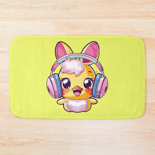 Item preview, Happy Colorful Daffy with Headphones_yellow designed and sold by Anicue.