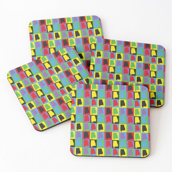 Item preview, Alabama US state Pop Art  designed and sold by ValeriesGallery.