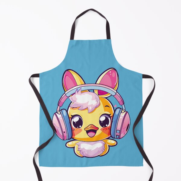 Item preview, Happy Colorful Daffy with Headphones_blue designed and sold by Anicue.