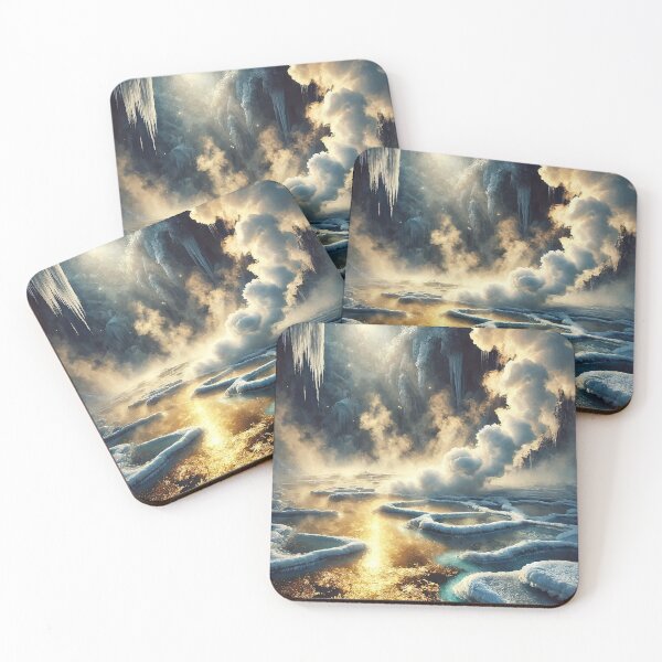 Item preview, Ethereal Tides: The Frozen Alchemy designed and sold by AbstractAnom.