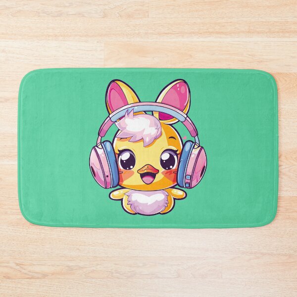 Item preview, Happy Colorful Daffy with Headphones_green designed and sold by Anicue.