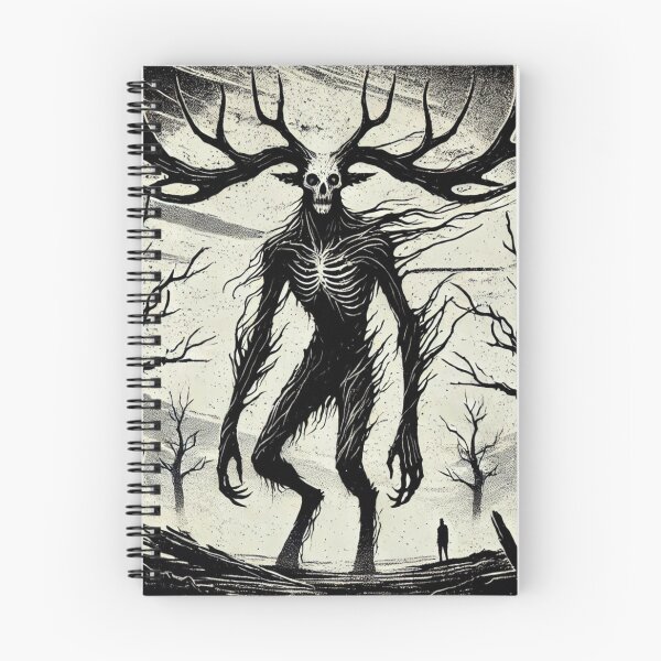 Item preview, Terror Wendigo - Bosque de los Hambrientos - Arte Críptico designed and sold by CryptidNoir.