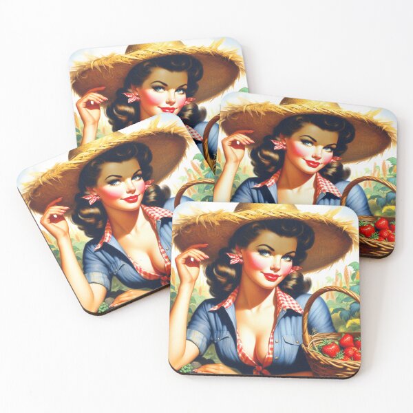 Item preview, Country Farmer Girl designed and sold by PulpVintage.