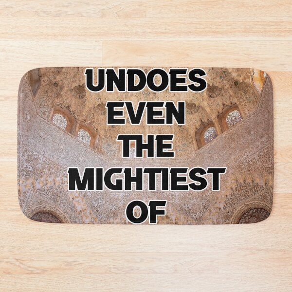 Item preview, TIME UNDOES EVEN THE MIGHTIEST OF CREATURES designed and sold by The Turbulent Architect.