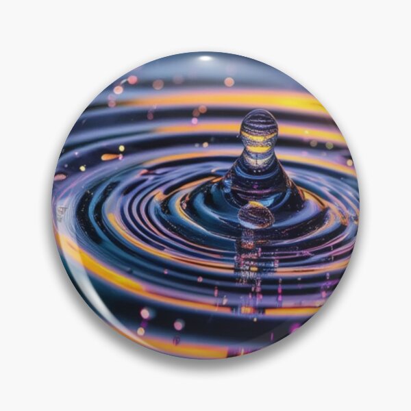 Item preview, Cymatic Ripples: The Sound of Water – Canvas Paintings designed and sold by eXtraHumans.