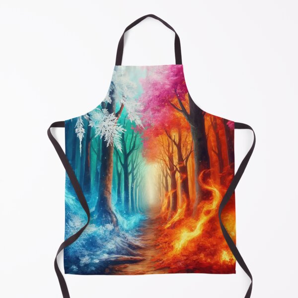 Item preview, The Eternal Balance: Fire & Ice Forest  designed and sold by AbstractAnom.