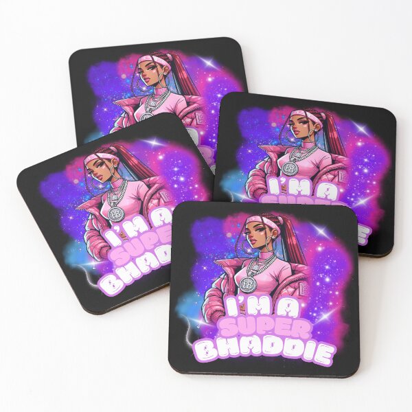 Item preview, I'm a Super Bhaddie Galaxy Drip Pink Luxe designed and sold by Zuriel Hargrove.