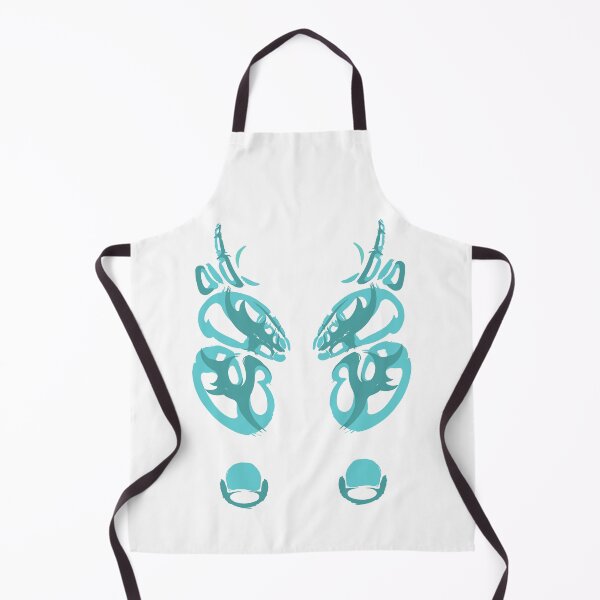 Item preview, Deer spirit hidden in the hoof line work v2 ink blot blue designed and sold by Allhandsgraphics.