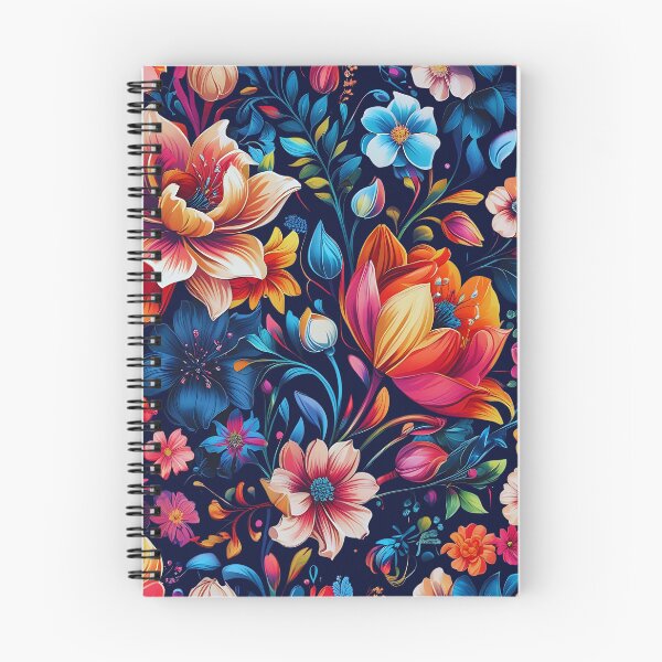 Item preview, Fantasía floral vibrante: patrón de arte botánico designed and sold by M22--.