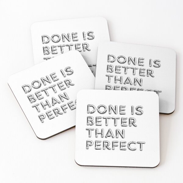 Item preview, Done is better than perfect designed and sold by Oval Shop.