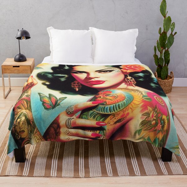 Item preview, Pin-up tatuada designed and sold by PulpVintage.