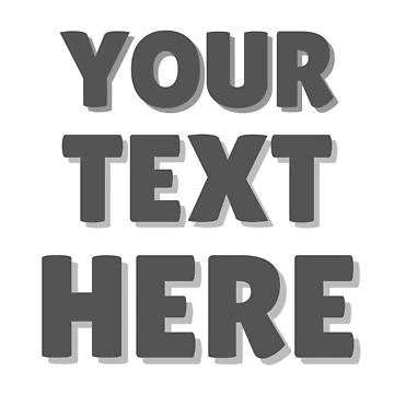 Artwork thumbnail, Your Text Here – Customizable Design by Mendzmeile
