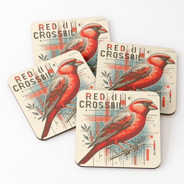 Item preview, Red Crossbill designed and sold by theAVIARY7.