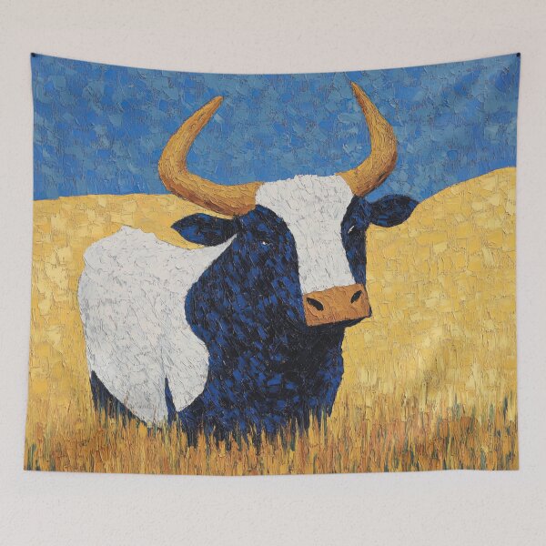 Item preview, Bull | Post-impressionist painting style designed and sold by ComicsFactory.
