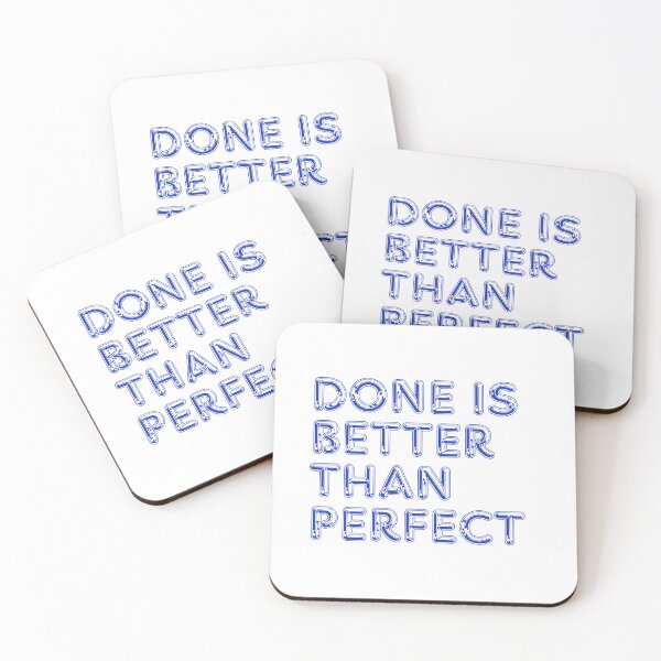 Item preview, Done is better than perfect designed and sold by Oval Shop.