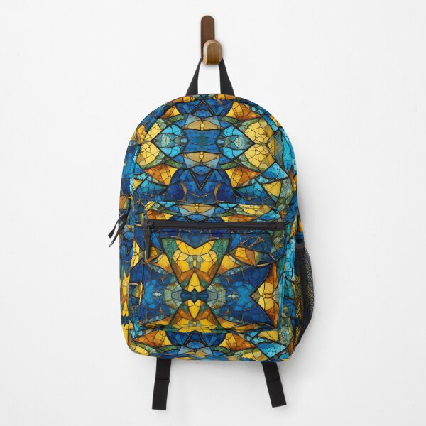 Item preview, Stained Glass in Yellow and Blue designed and sold by smnessen.