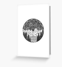 Mandala Landscape Greeting Card