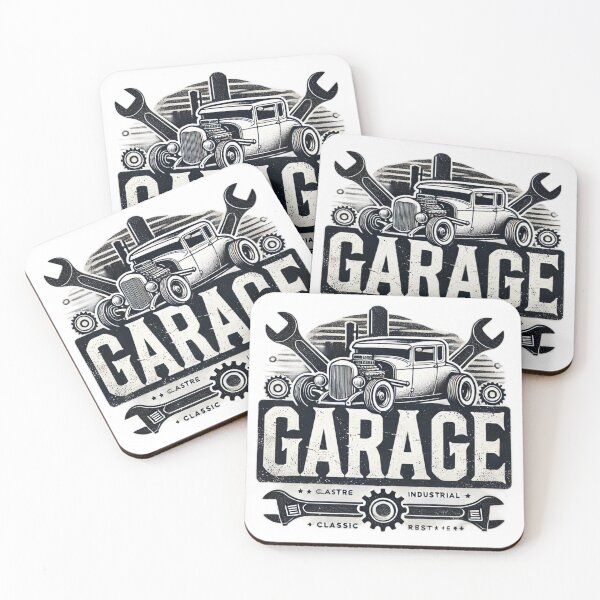 Item preview, Camiseta retro de garaje designed and sold by Fiercest128.