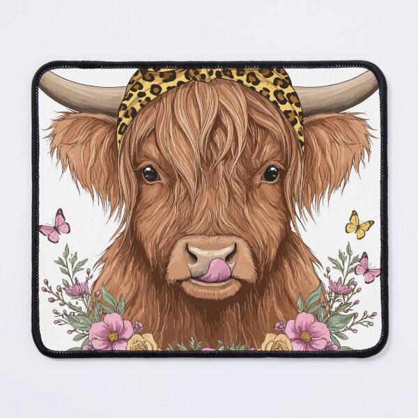 Item preview, Vintage highland cow graphic t-shirt for women, Floral Highland Cow Sublimation, Western Funny Heifer, mama cow designed and sold by rich4Design.