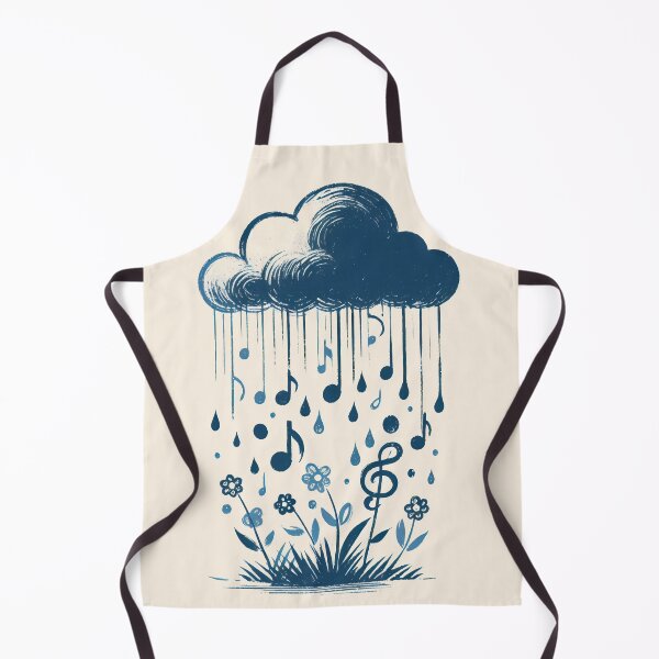 Item preview, Melodic Rain: Music Blooms from the Sk designed and sold by Slick-Waffles.