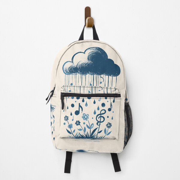 Item preview, Melodic Rain: Music Blooms from the Sk designed and sold by Slick-Waffles.