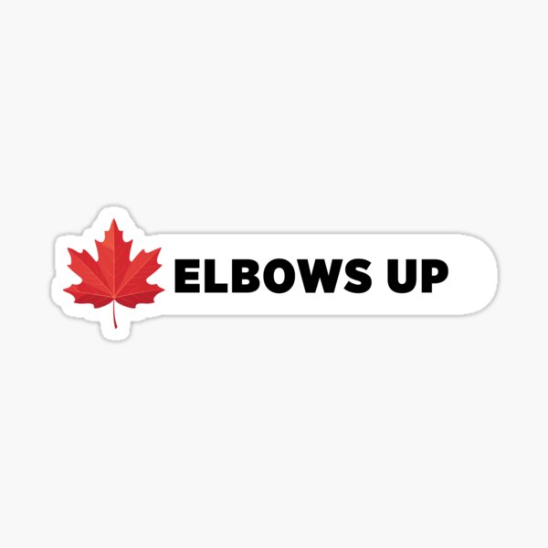 Item preview, Elbows Up - Bumper Sticker designed and sold by ElsBellsDesign.