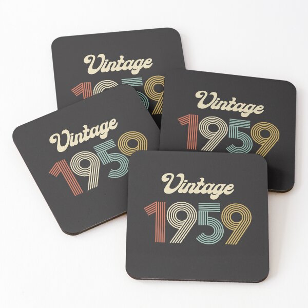 Item preview, Vintage 1959 - 66 Birthday Men Women Retro designed and sold by cidolopez.